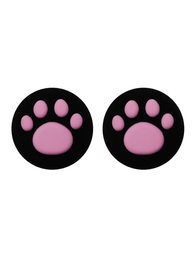 Switchlite Cat Claw Button Cap Switch/OLED Cat Claw Gamepad Rocker Cap NS Mushroom Head-Product Color:White Powder - Image 4