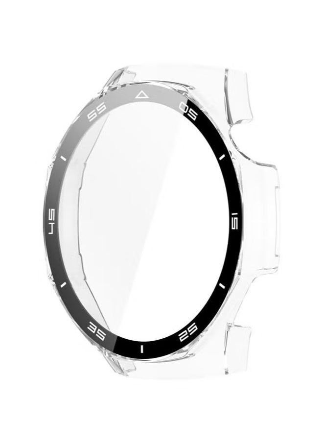 Huawei Watch GT5 46mm Pro Watch Hard PC Case with Tempered Glass Screen Protector Compatible with Bumper Guard Protective Cover Touch Sensitive Film(Clear)  - Image 1