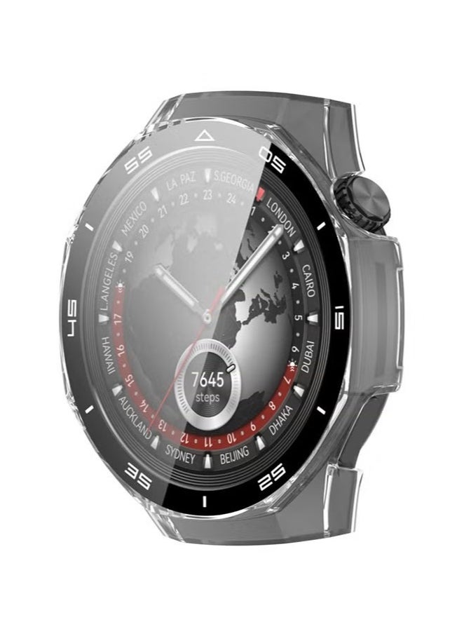Huawei Watch GT5 46mm Pro Watch Hard PC Case with Tempered Glass Screen Protector Compatible with Bumper Guard Protective Cover Touch Sensitive Film(Clear)  - Image 3
