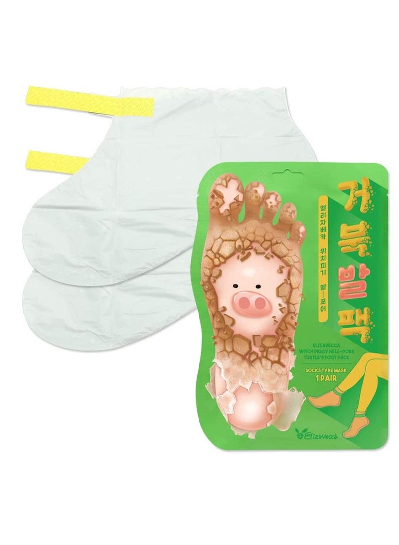 إليزافيكا حزمة قدم السلاحف الساحرة من إليزافيكا ويتش بيجي هيل بور ترتلز زوج واحد ، 1.41 أونصة - Image 2