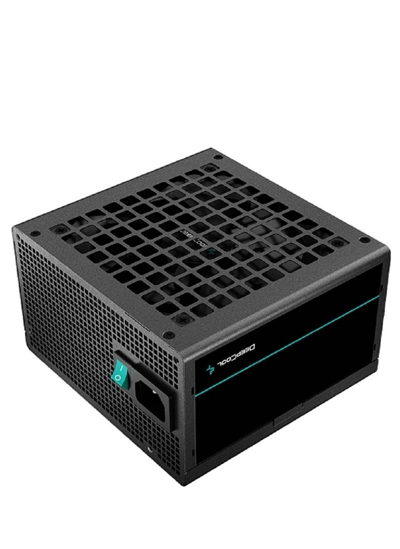 DEEPCOOL - PF500 500 Watts Power Supply Unit, 120mm Fan Size, Active PFC + Double Tube Forward, Hypro Bearing, 80 Plus Standard, 100-500ms Good Signal | R-PF500D-HA0B-UK - Image 1