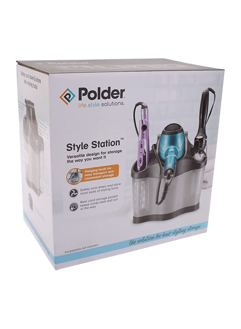 Polder Wall Holder For Hair Dryer Modern Design - Image 4