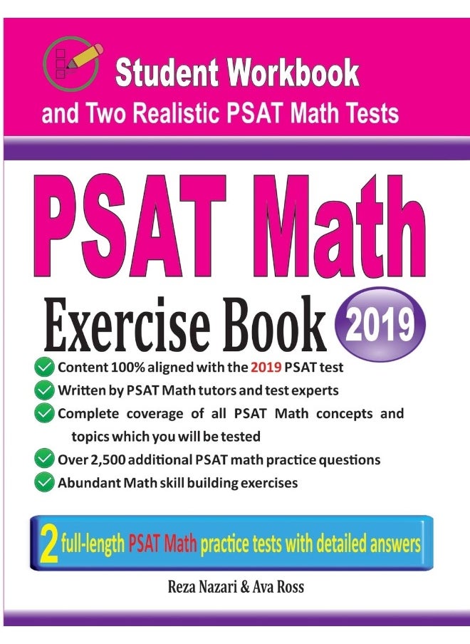 PSAT Math Exercise Book: Student Workbook and Two Realistic PSAT Math Tests 