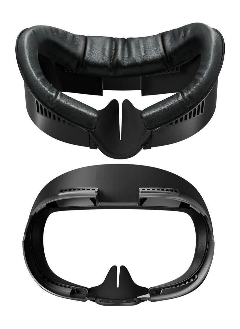 XICEN - Face Cover Pad Facial Interface Compatible with Meta/Oculus Quest 3 Accessories,with Soft PU Face Cushion Pad Replacement for Quest 3 and Breathable Ice Silk Cotton - Image 1