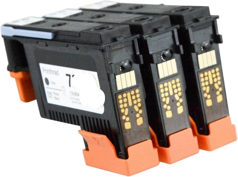 متوافق مع طابعات T770/T790/T1120/T610/T2300 | 72 C9380A C9383A C9384A رأس طباعة متجدد للطابعات كبيرة الحجم (1 مجموعة) - Image 3