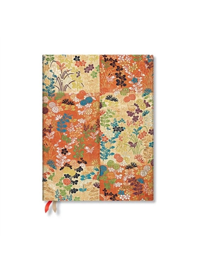 Kara ori Japanese Kimono Ultra 12 month Day at a Time Dayplanner 2024 - Hardback