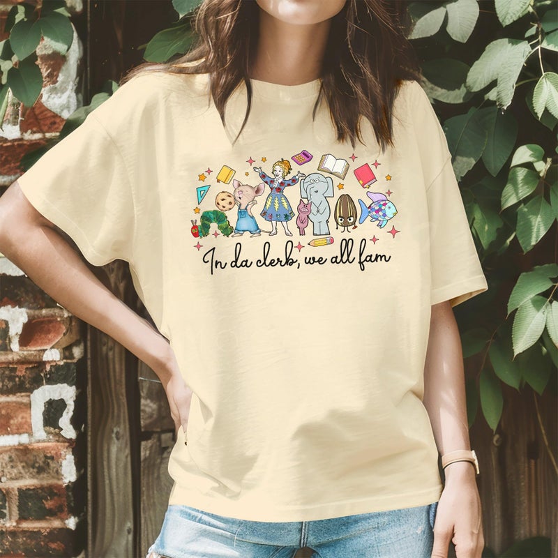 InterStellux in Da Clerb, We All Fam Teacher Shirt - Teacher Shirts - Classroom Back to School T-Shirt - Teacher Tshirt- First Day of School Shirts Teacher - Gifts for Teacher's Day (Ivor, 2XL) - Image 2