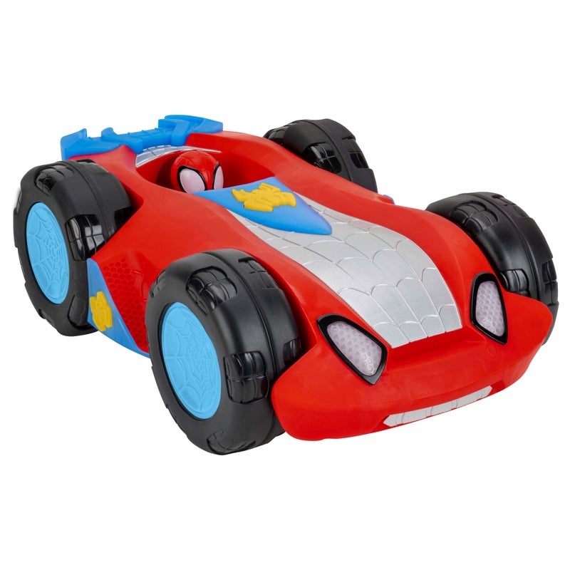MARVEL Spidey N Friends Deluxe Flip & Reveal Cruiser Play Vehicle with Lights & Sounds | Marvel | Spiderman | Toy Vehicle | Toy Car | Collectible Toys | Encourages Imaginative Play & Motor Skills Development | Gift for Kids & Toddlers - Image 2