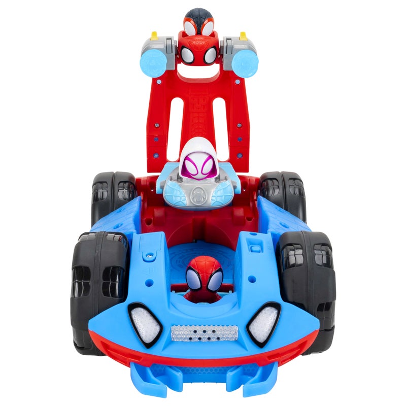 MARVEL Spidey N Friends Deluxe Flip & Reveal Cruiser Play Vehicle with Lights & Sounds | Marvel | Spiderman | Toy Vehicle | Toy Car | Collectible Toys | Encourages Imaginative Play & Motor Skills Development | Gift for Kids & Toddlers - Image 3