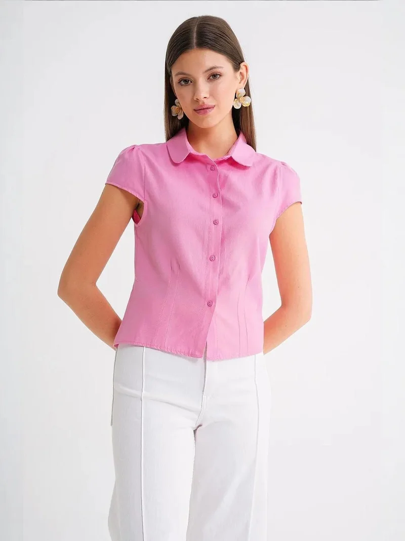 MixRay Mixray Slim Fit Poplin Shirt