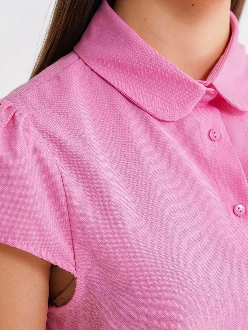 MixRay Powder Pink Mixray Slim Fit Poplin Shirt for Women | Best Price UAE
