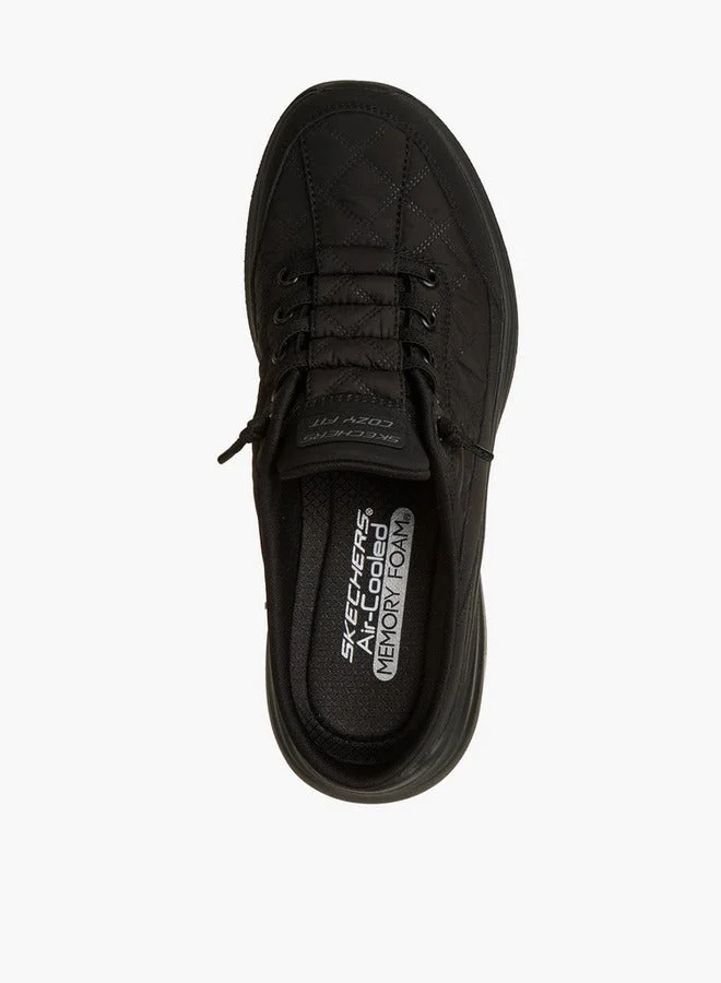 SKECHERS Women Contour Foam Slip-On Mules Sneakers