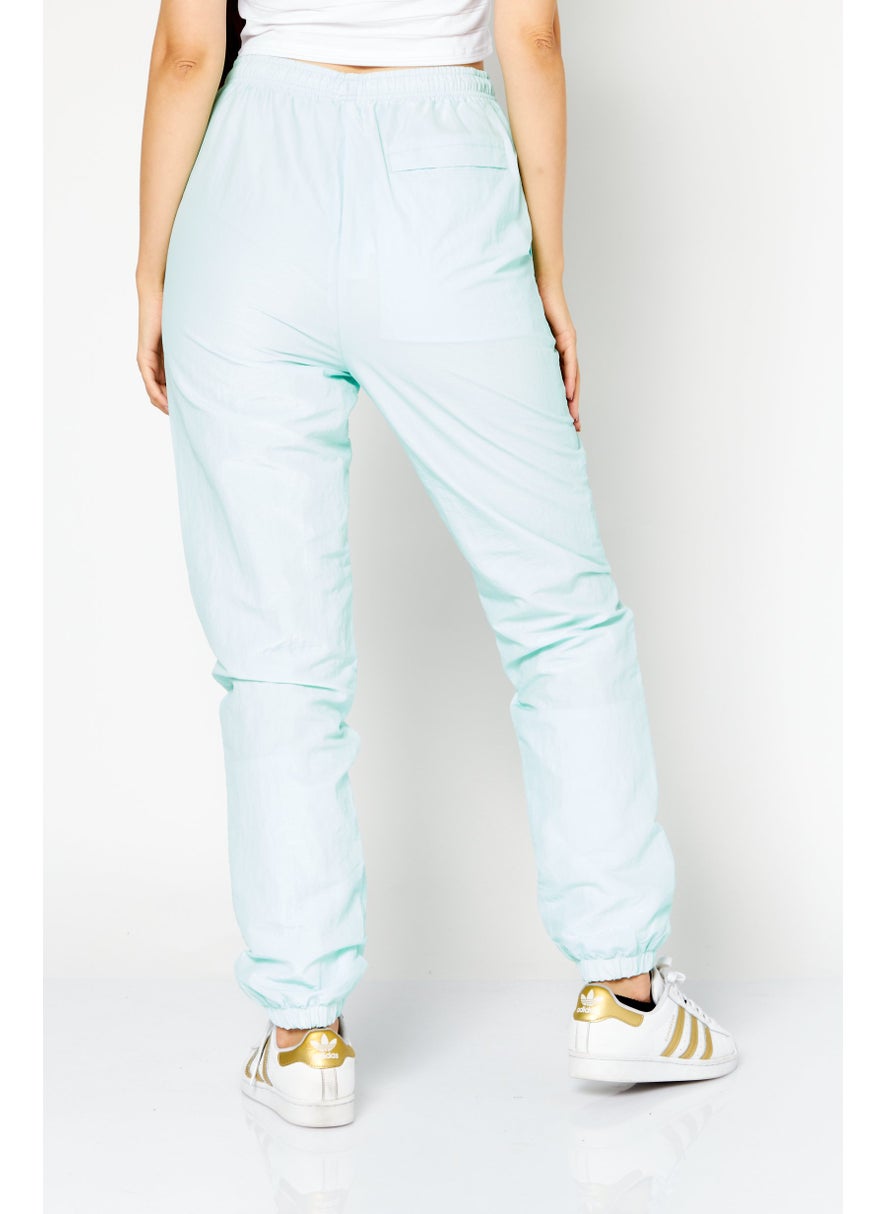 LACOSTE - Women Straight Leg Brand Logo Track Pants, Mint - Image 1