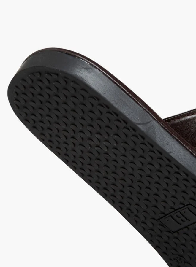 LBL by Shoexpress BROWN Panelled Arabic Sandals for Men | Best Price UAE