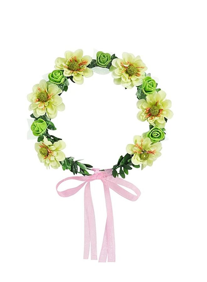 ISank Green Princess Dress Costumes for Girls Birthday Party Fancy Dress Up  - Image 3