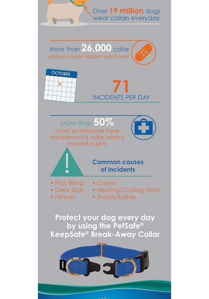 PetSafe KeepSafe Break-Away Collar for Dogs and Puppies - Small Size, Black - Image 4