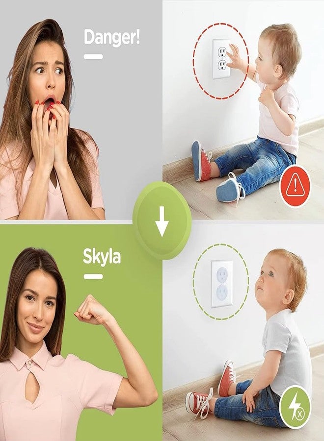 رايت بروداكتس غطاء حماية سيليكوني مقاوم للماء لمفتاح الحائط من رايت برودكتس، مغطى بواقي مقبس أمان سيليكوني. - Image 4