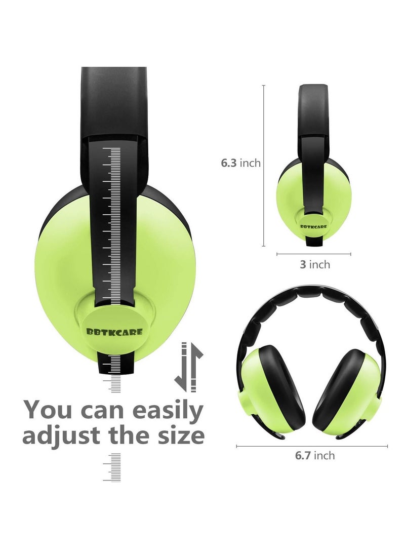 Excefore - Baby Ear Protection Noise Cancelling Headphones for Babies for 3 Months to 2 Years, Green - Image 1