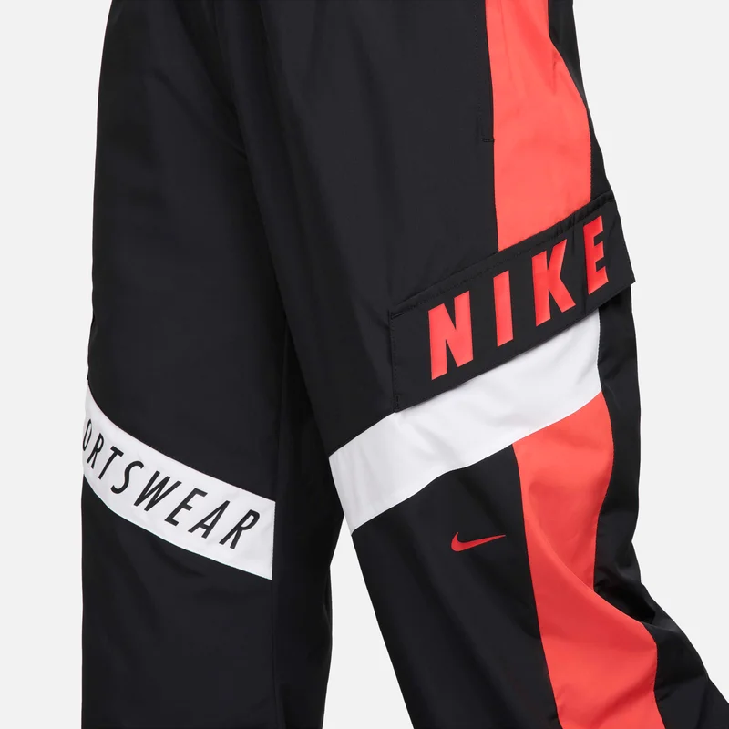 Nike Black Women's Sportswear High-Waisted Trousers for Women | Best Price UAE