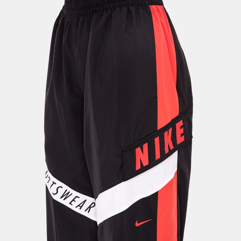 Nike Black Women's Sportswear High-Waisted Trousers for Women | Best Price UAE