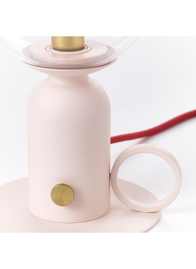 erorex - Table Lamp, Dimmable Light Pink/Red, 24 Cm - Image 1