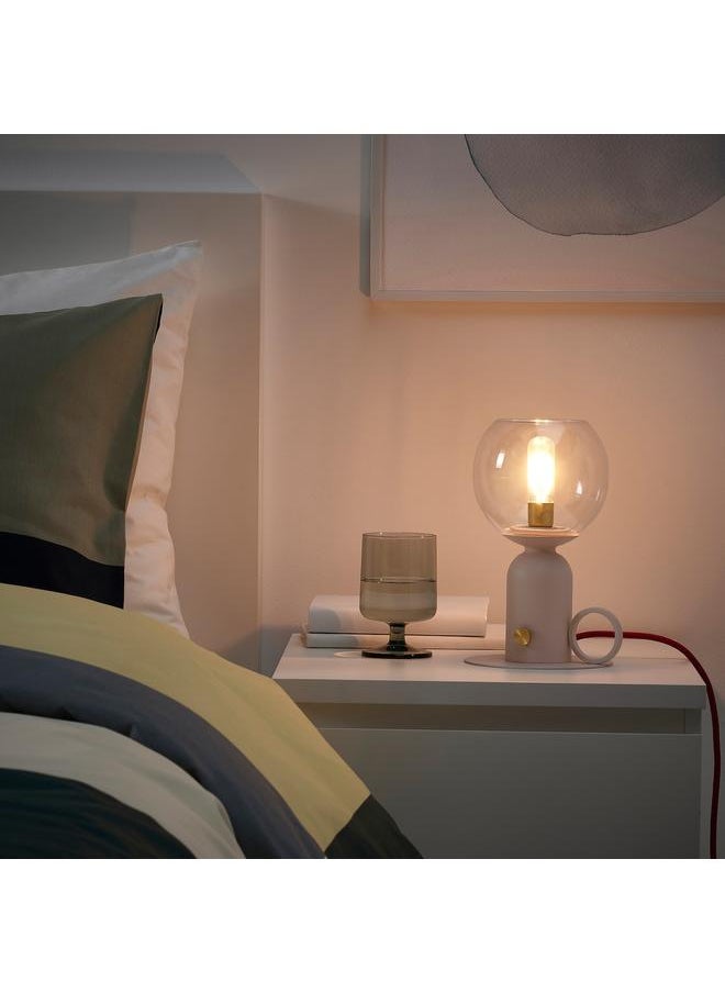 erorex - Table Lamp, Dimmable Light Pink/Red, 24 Cm - Image 1
