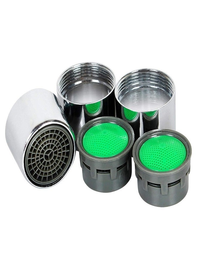 Quick click goods Brass Regular 22 mm Water Tap Aerator | Foam Flow | Standard Size | Female-Inner Thread | Green | Pack of 4 - Image 1