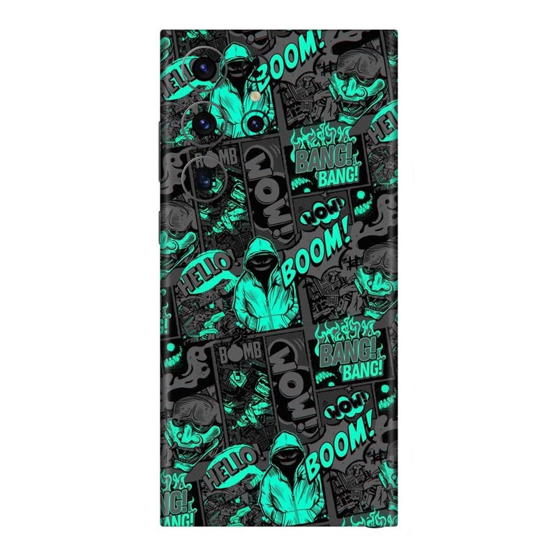 WRAP CRAFT Mobile Skin Sticker Compatible with Samsung Galaxy S23 Ultra 5G Skin Not Back Cover, Camera & Back Protector Mobile Skin Wrap; Samsung Galaxy S23 Ultra 5G-KE-369 - Image 1