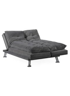 KARNAK Karnak Home Amos أريكة سرير I أريكة قماش للنوم I أريكة بثلاثة مقاعد I تصميم حديث لغرفة المعيشة أريكة رمادية 180X110X75 سم  - Image 5
