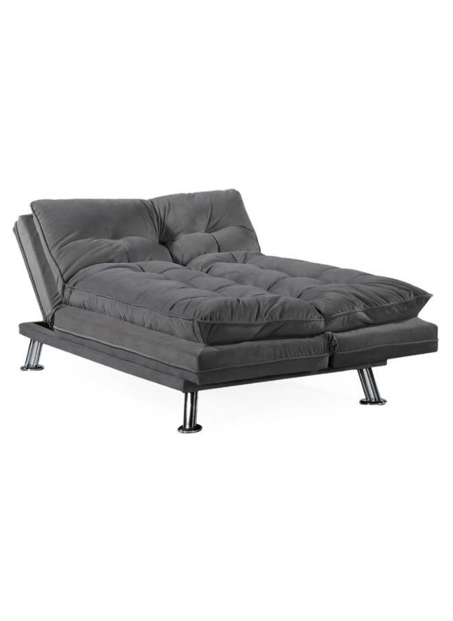 KARNAK - Karnak Home Amos Sofa Cum Bed I Sleeping Fabric Sofa I Three Seat Sofabed I Modern Design Living Room Sofa  ‎Grey 180X110X75 Cm - Image 1