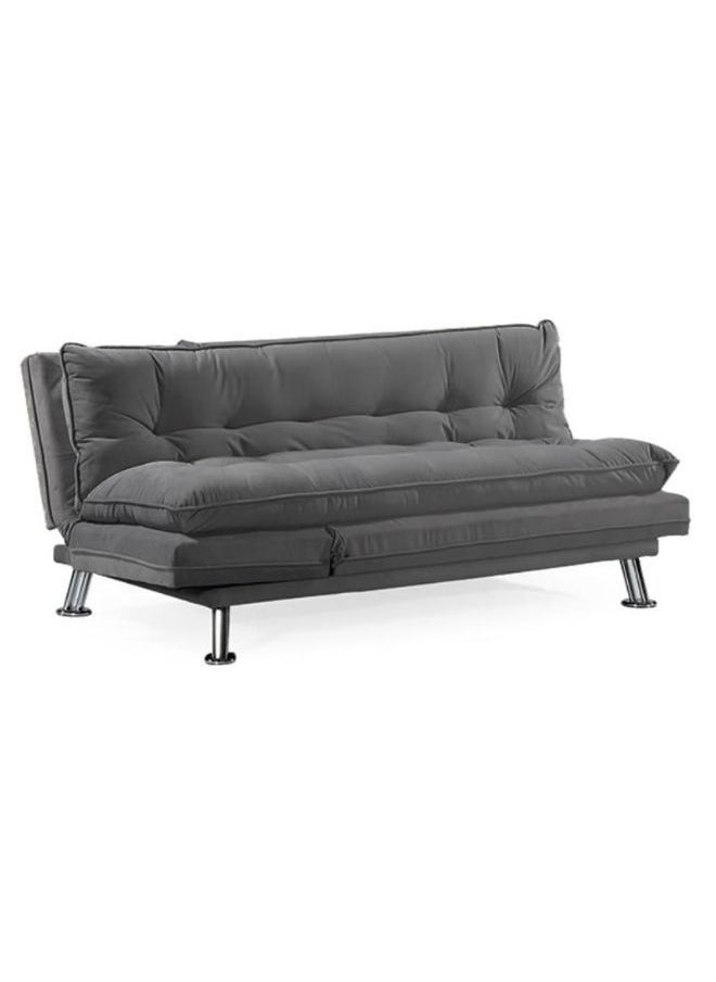 KARNAK - Karnak Home Amos Sofa Cum Bed I Sleeping Fabric Sofa I Three Seat Sofabed I Modern Design Living Room Sofa  ‎Grey 180X110X75 Cm - Image 1