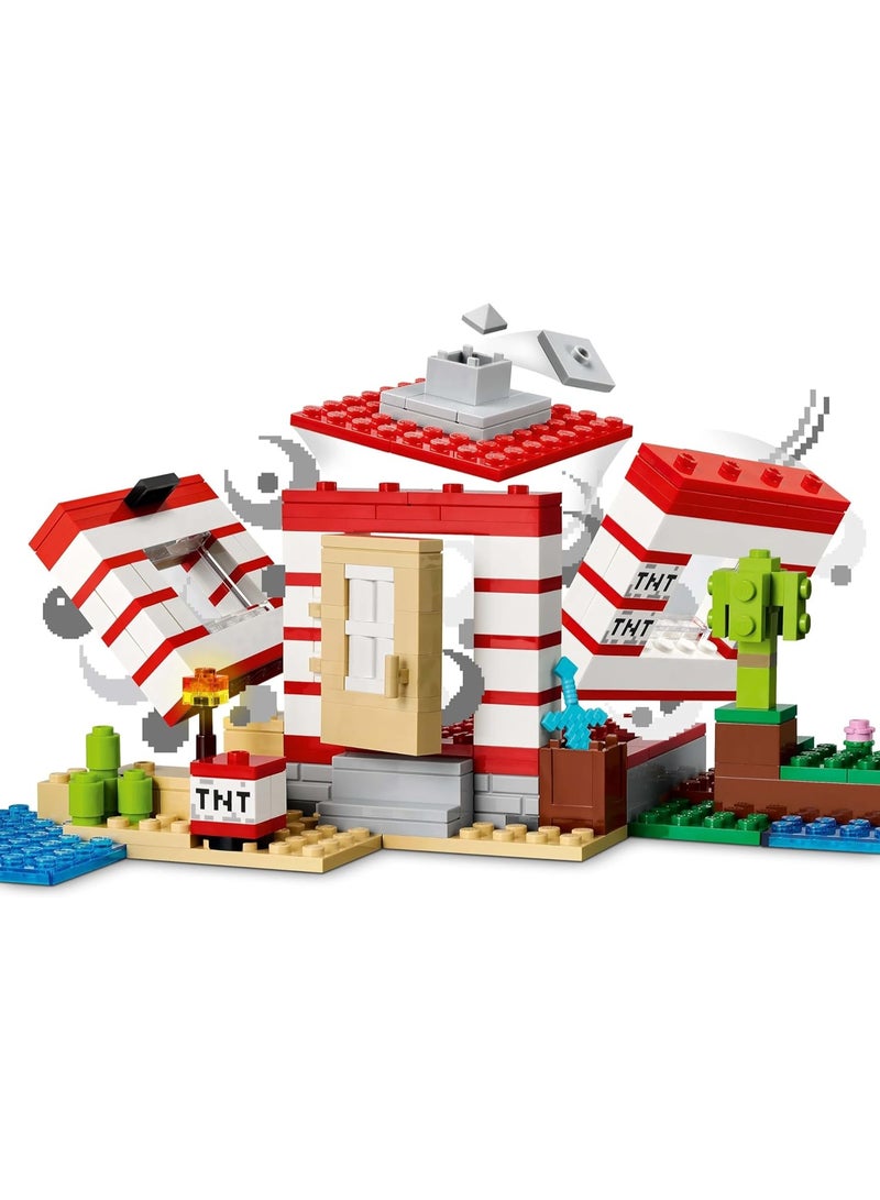 LEGO LEGO Minecraft The TNT Jungle House 6526790/21275  - Image 3