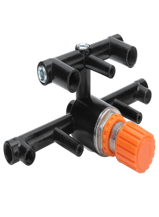 Jadeshay Air Compressor Connecting Bracket with M5 G1/4 G1/8 Holes, Aluminum Alloy Pressure Regulator Valve Fit Part for Pressure Switch Outlet Tube, Air Pressure System - Image 1