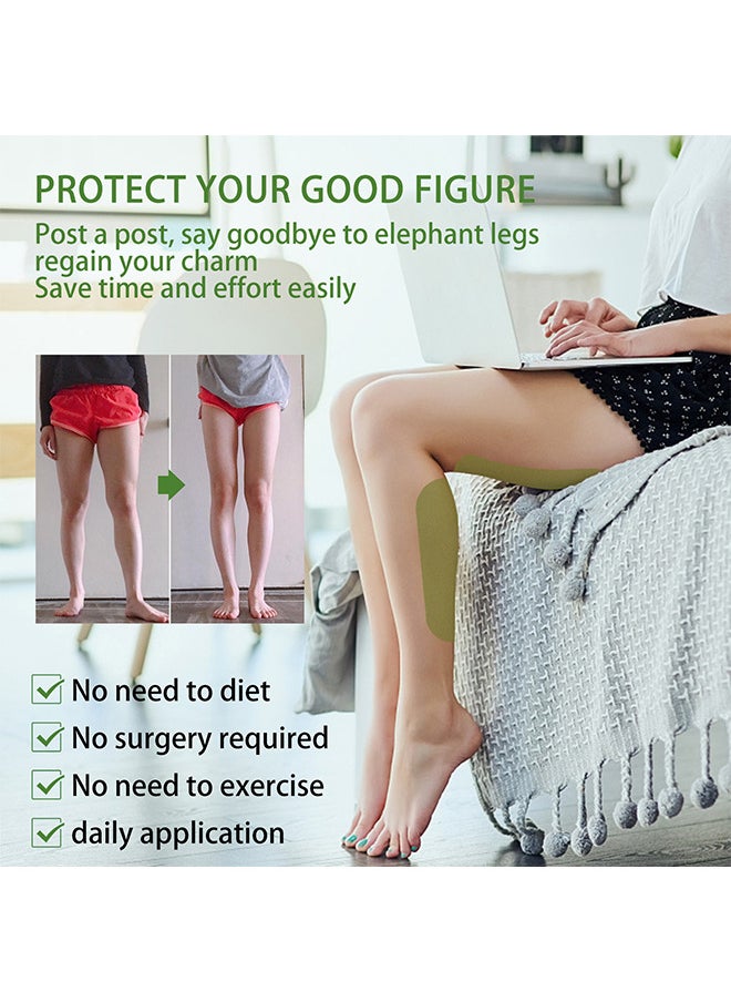 SOUTH MOON Herbal Stickers To Reduce Cellulite, Firming And Cellulite Reducing Thigh Stickers, Wormwood Herbal Leg Lifting Stickers, Tightening Lifting Tape Shaping Leg Stickers, 30PCS  - Image 3