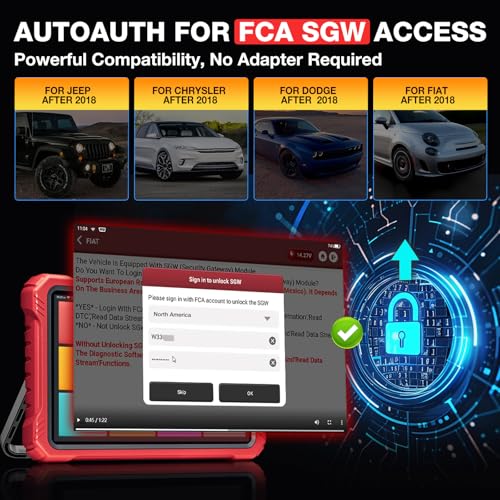 KINGBOLEN K10 Pro Full Systems 10" Car Scanner Topology Map, Bidirectional Scan Tool Bluetooth OBD2 Scanner, 41+ Reset Service, ECU Function, FCA AutoAuth, CANFD & DOIP,2 Years Update, V.A.G Guided - Image 3