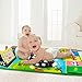 Inbeby Tummy Time Mirror Play Mat Pillow 3in1 High Contrast Black and White Baby Toys Activity Mat for Early Education Newborn Infant Tummy Time Toy Set for 0 3 6 12 Month CrinkleSqueake - Image 3