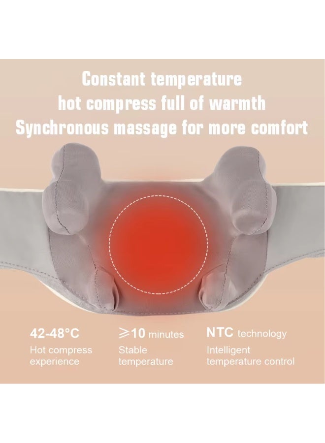 مساج حراري ذكي للرقبة والكتفين قابل للارتداء مع 6 رؤوس تدليك على شكل 8 - Image 3