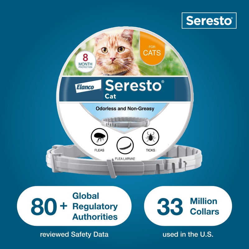 Seresto Cat Vet-Recommended Flea & Tick Treatment & Prevention Collar for Cats | 8 Months Protection - Image 5