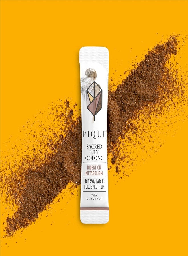 Pique Organic Sacred Lily Oolong Tea Crystals - Caffeinated Tea, Supports Healthy Metabolism and Digestion - 14 Single Serve Sticks (Pack of 1) - Image 4