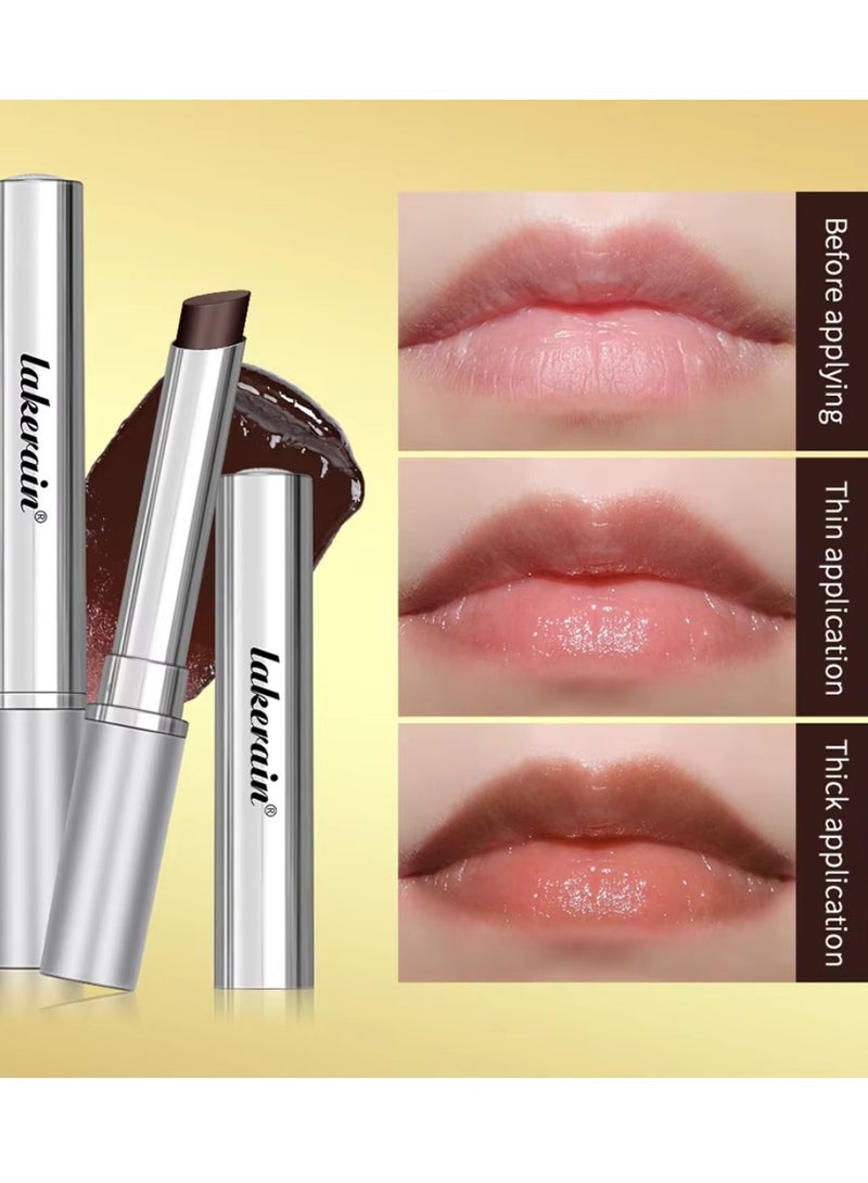 lakerain Almost Lipstick Dark Honey Tinted Lip Balm for Deep Moisturizing and Natural Lip Color Shiny Lip Balm Lipstick for Dry Lips Long Lasting Moisture Lip Oil - Image 5