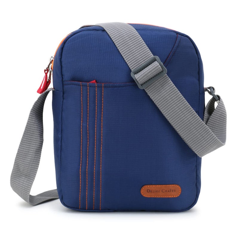 Dezire Crafts Sling Stylish Cross Body Travel Office Business Messenger Shoulder Bag with Multi-Pocket Zip Closure and Adjustable Straps for Men & Women (DC SLING BAGS 627) - Image 1