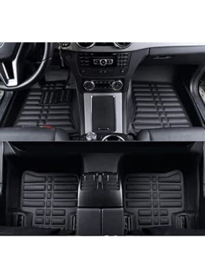 5D Car Floor Mat Set – Durable 3-Piece Design – Easy-to-Clean Compressed Material for Sedan Daily Use - Image 2