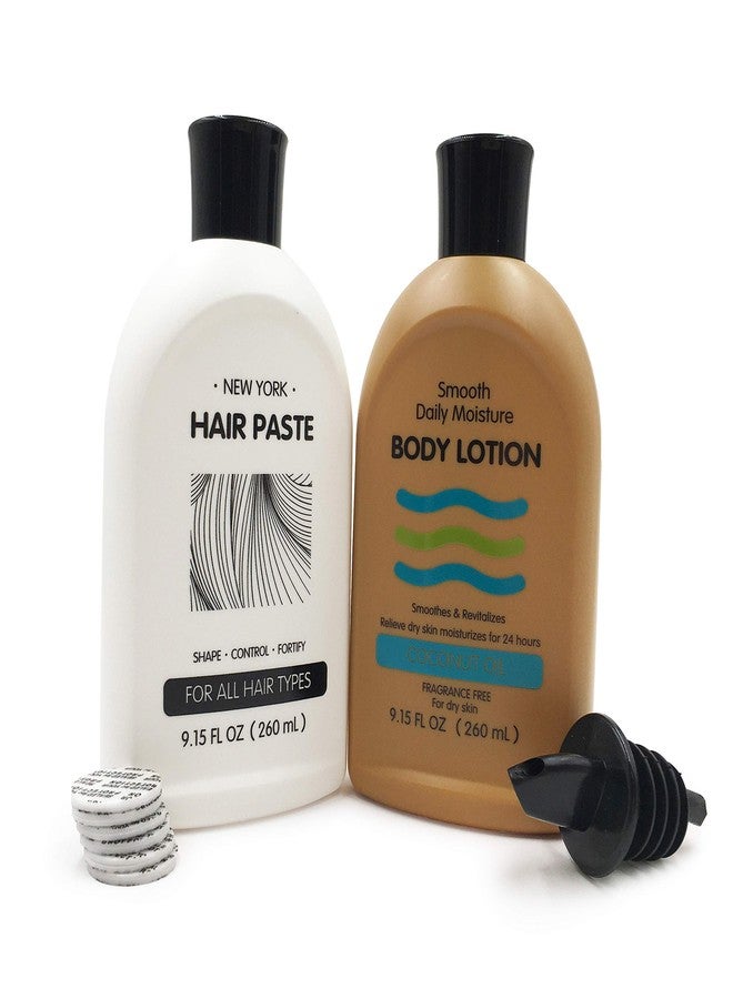 Alternative Imagination Hair & Body Travel Bottle Set - Hidden Refillable Drink Containers for Festivals, Cruises, Road Trips & Parties - Food-Safe, BPA-Free, Leak-Resistant - 18oz Capacity - Image 1