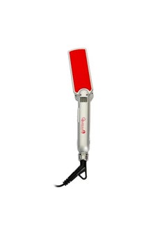Gjarrah Gjarrah Professional Digital Hair Straightener - Wide Ceramic Plates, Silver/Red  - Image 1