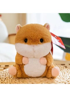 Cute Aurora Panda Sloth Hamster Alpaca Doll Couple Doll Female Nest Series Plush Toy-Specifications:Orange Hamster-Color:24cm