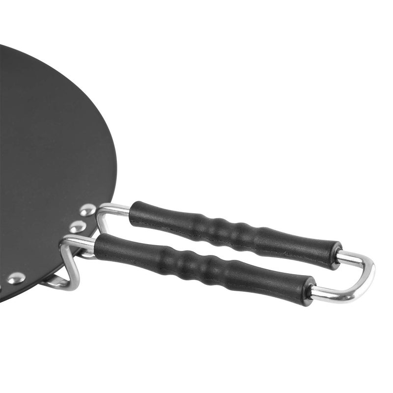 Cello Cello Hard Anodized ConcaveRotiParatha Tawa 25cm Black 3MM Thickness - Image 4