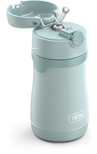 THERMOS BABY 10 ounce Stainless Steel Vacuum Insulated Straw Bottle, Mint - Image 5