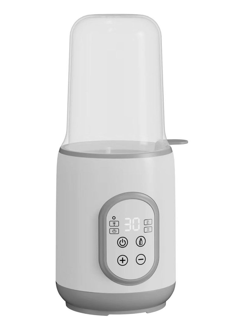 MarlaMall Baby Milk Warmer, 8-in-1 Fast Baby Bottle Warmer for Breastmilk or Formula, Accurate Temperature Control, 24H Keep, Food Heater&Defrost BPA-Free Bottle Warmer for All Bottles (White) - Image 1