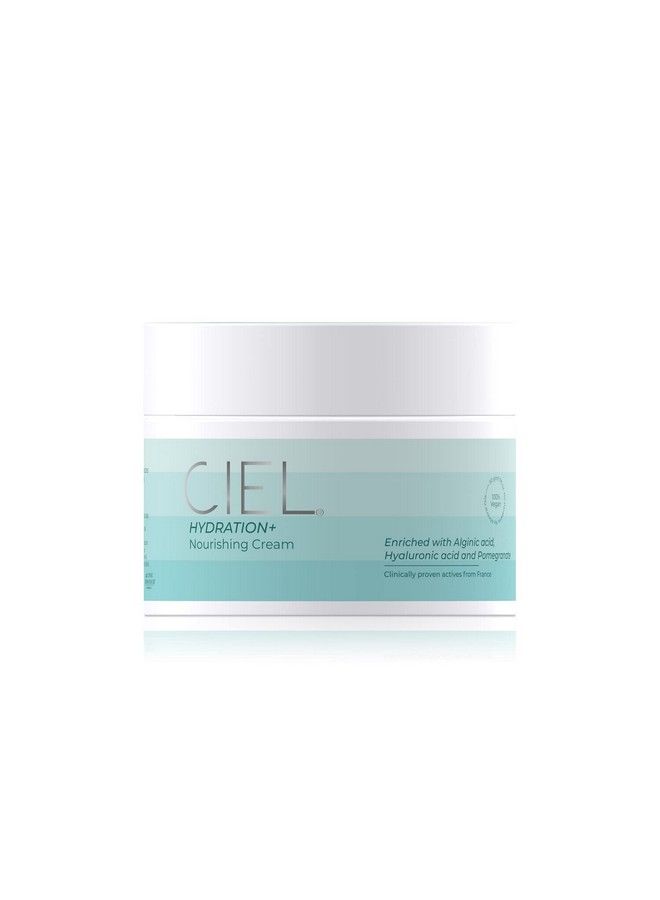 CIEL Hydration Plus Nourishing Cream For Men & Woman With Hyaluronic Acid & Green Tea;Gel Based Daily Face Moisturizer 50G - Image 1