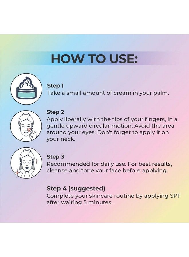 CIEL Hydration Plus Nourishing Cream For Men & Woman With Hyaluronic Acid & Green Tea;Gel Based Daily Face Moisturizer 50G - Image 5